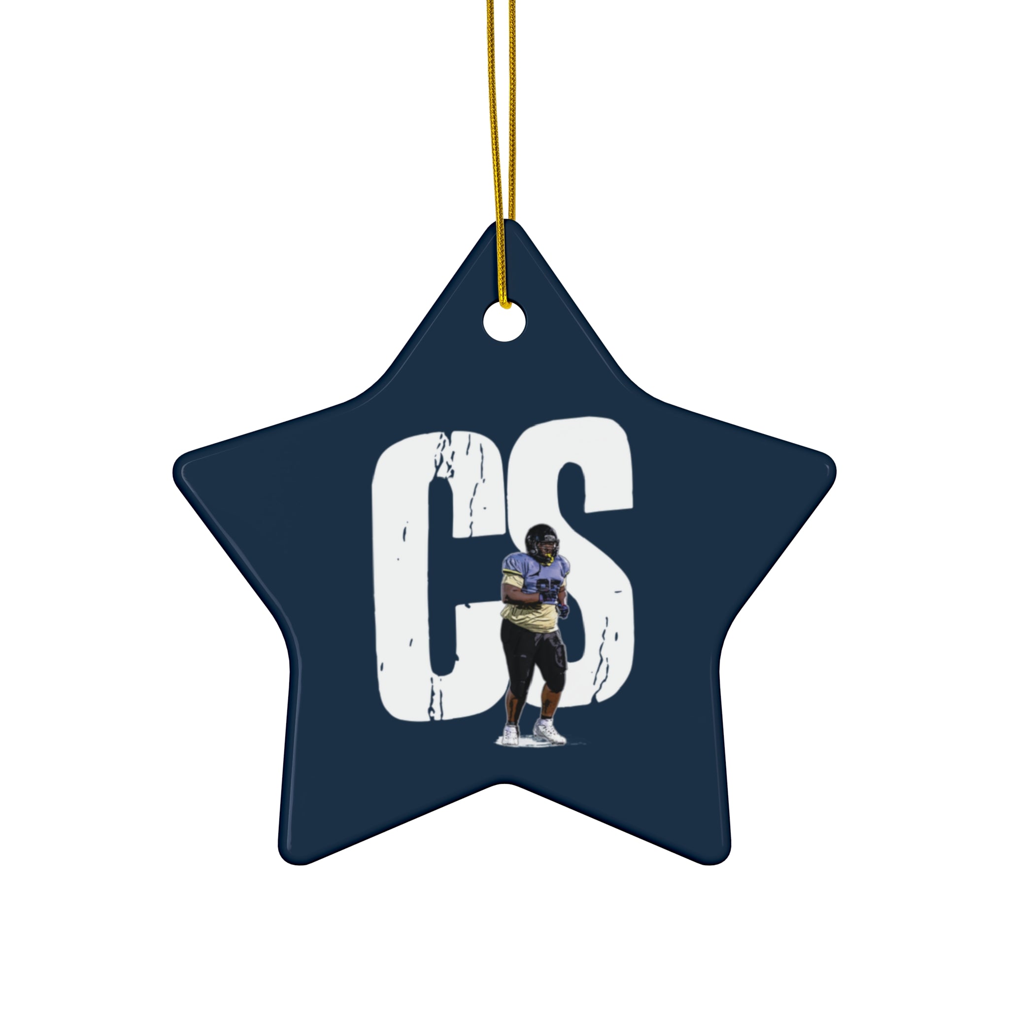 Cam Sledge Ceramic Ornament