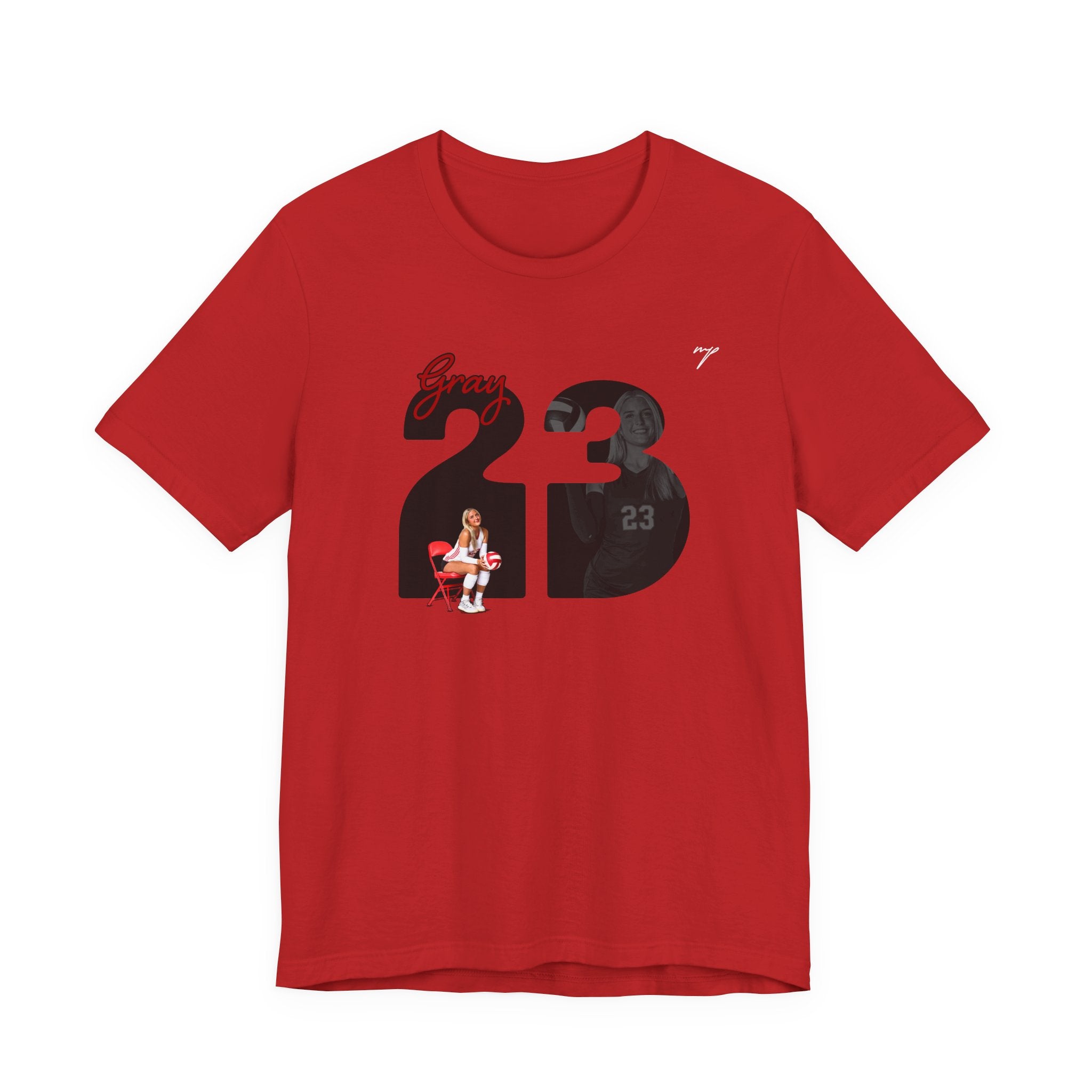 Victoria Gray Graphic Tee