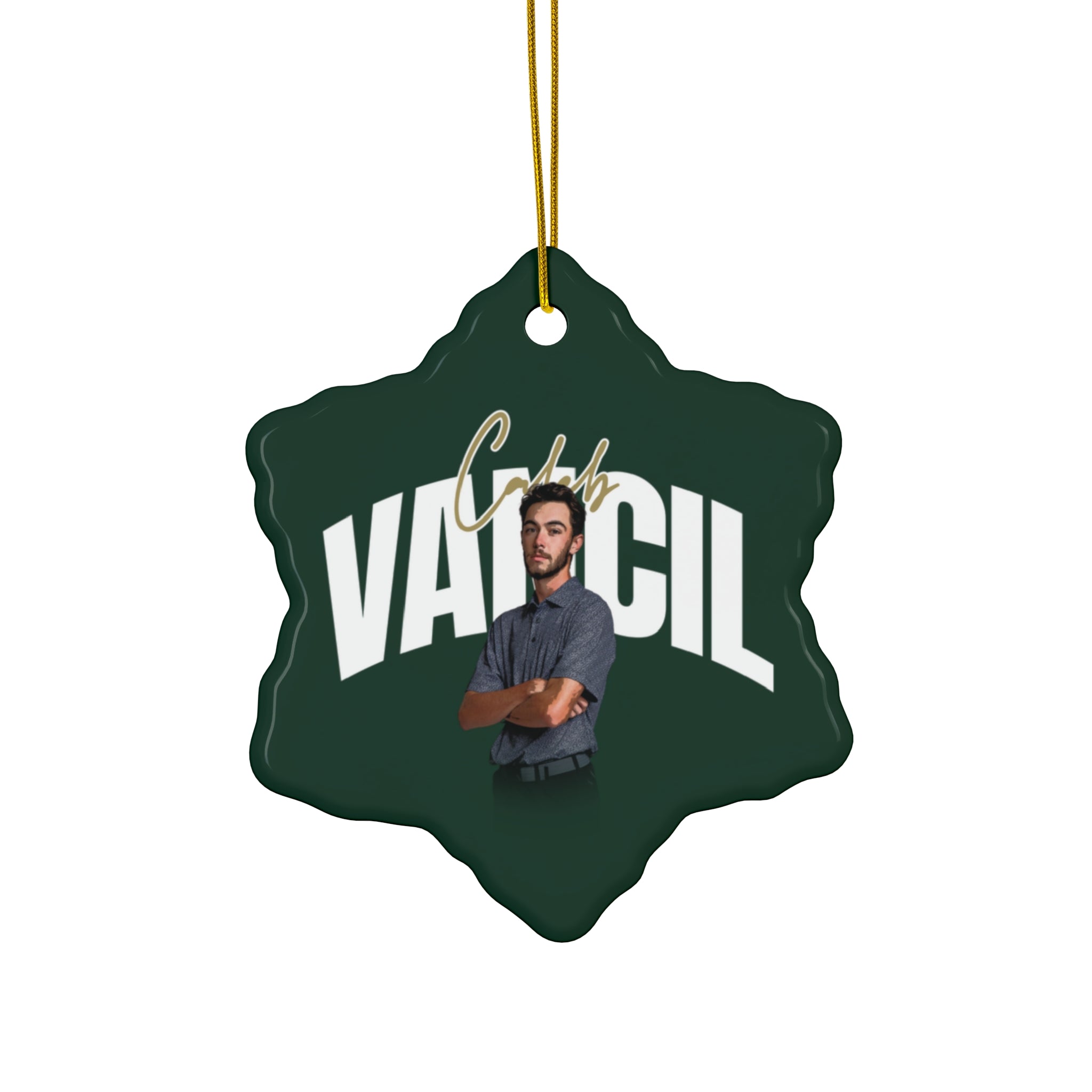 Caleb Vancil Ceramic Ornament