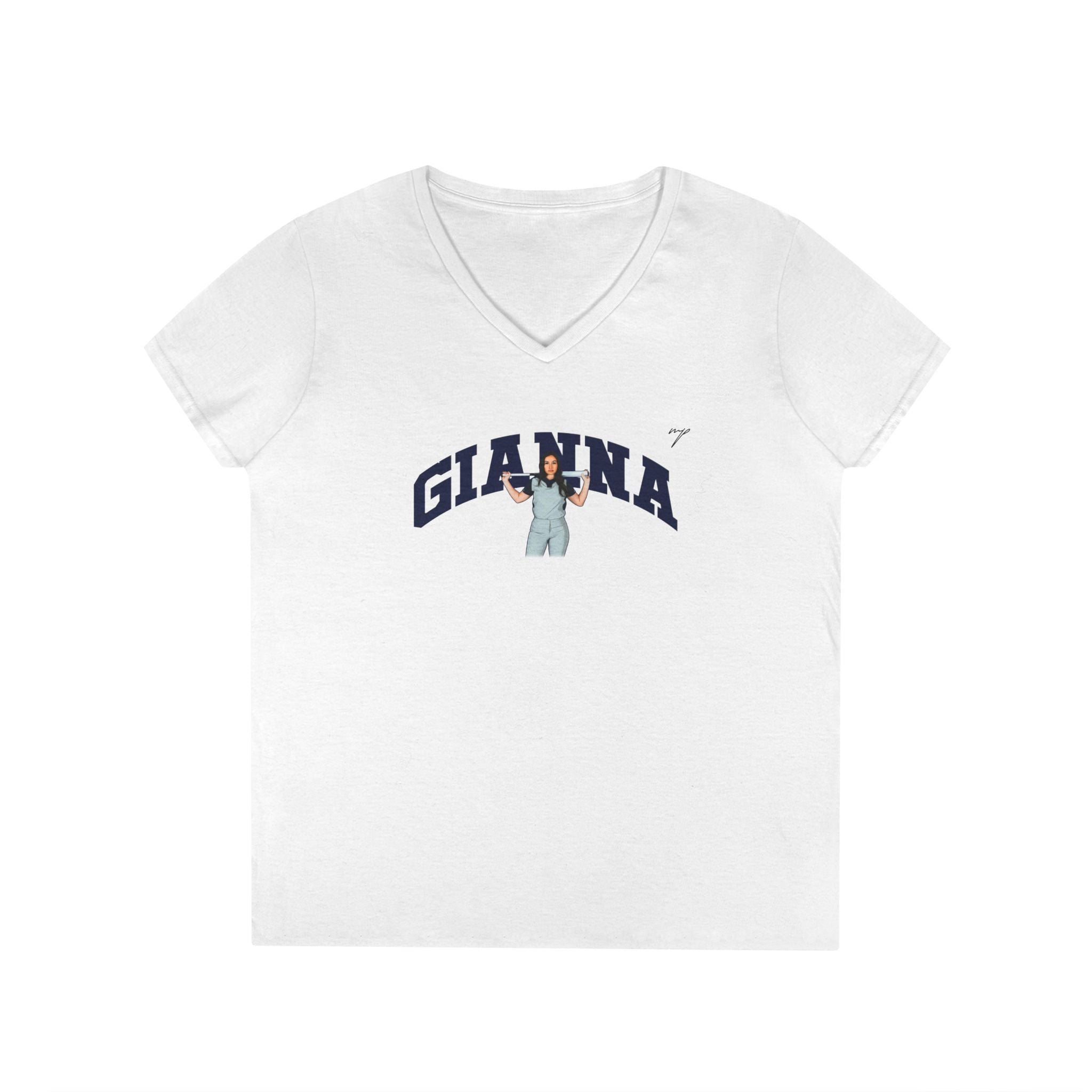 Gianna Serrano V-Neck Tee