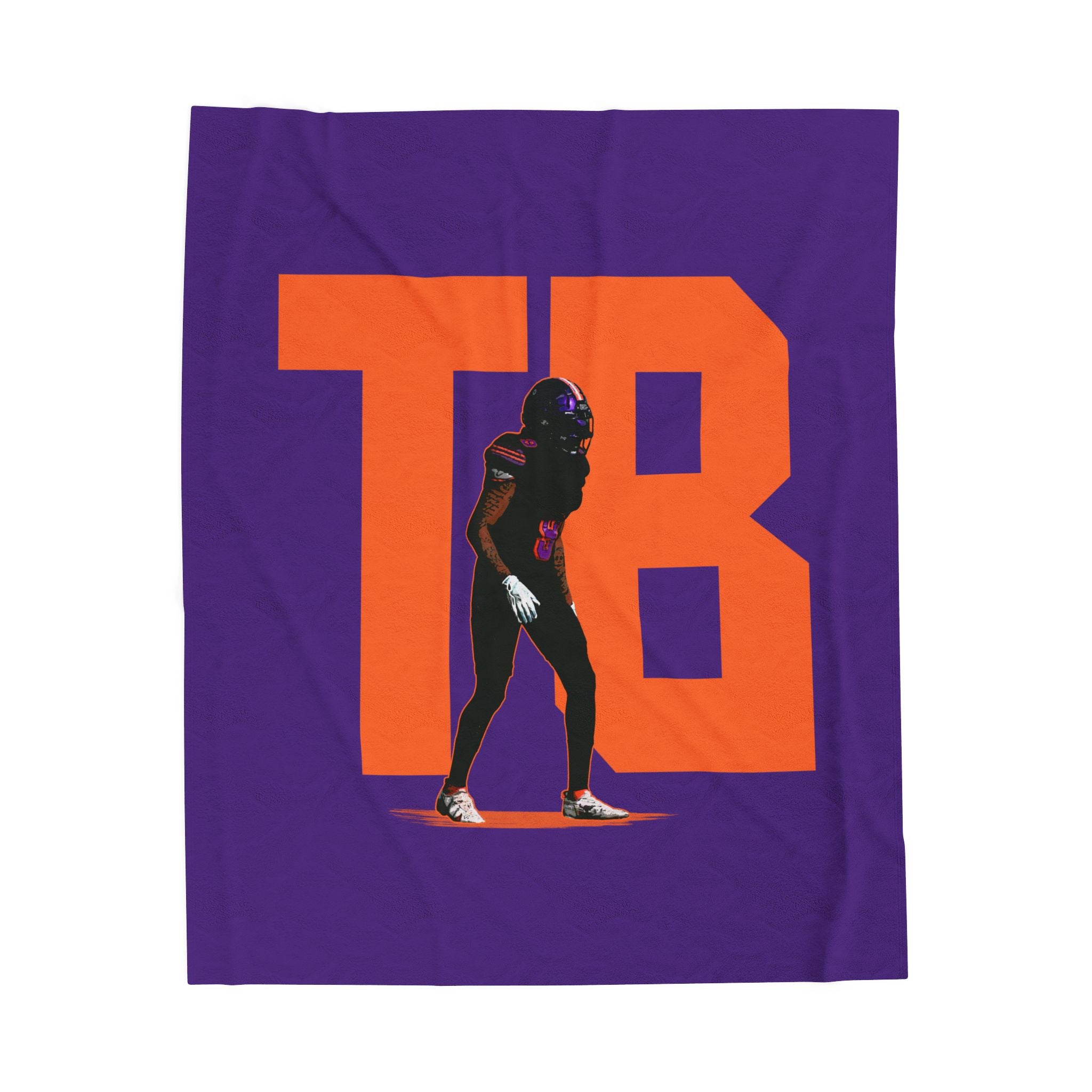 Terrance Brown Velveteen Plush Blanket