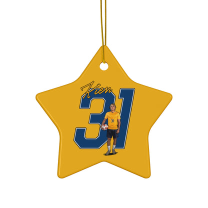 Kien Clawson Ceramic Ornament