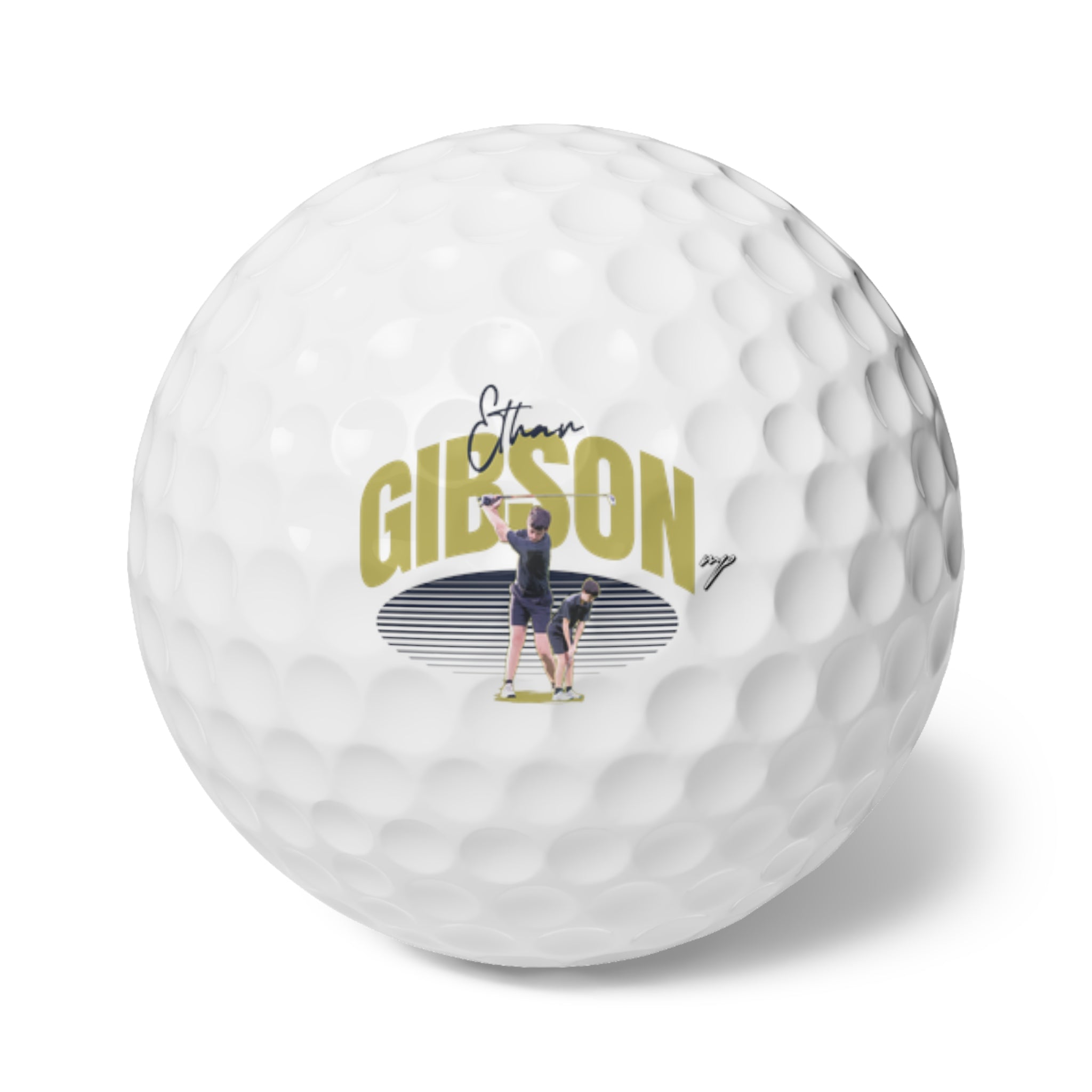 Ethan Gibson Golf Balls, 6pc