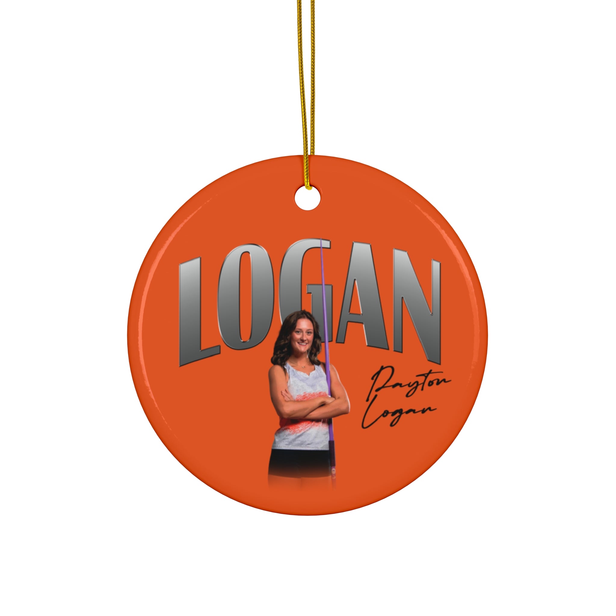 Payton Logan Ceramic Ornament