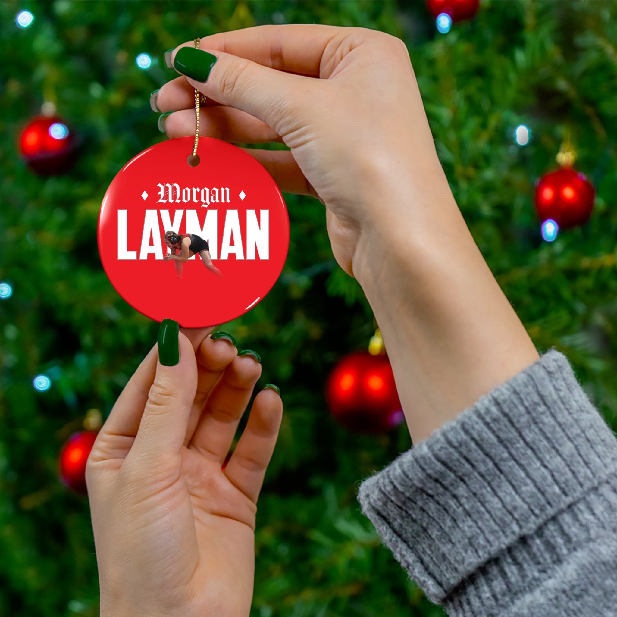 Morgan Layman Ceramic Ornament