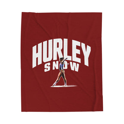 Hurley Snow Velveteen Plush Blanket