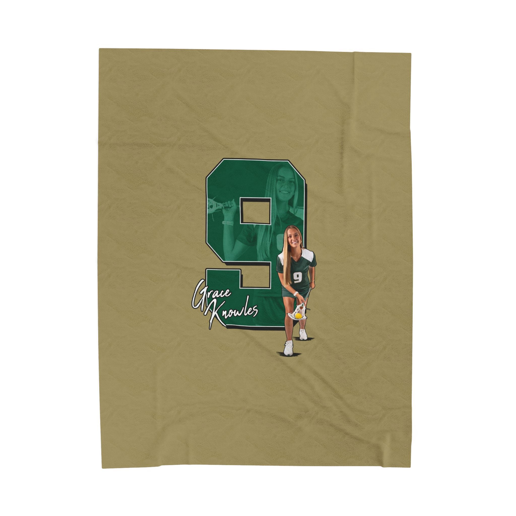 Grace Knowles Velveteen Plush Blanket