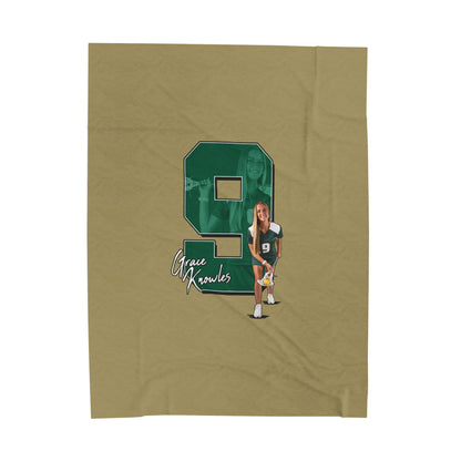 Grace Knowles Velveteen Plush Blanket