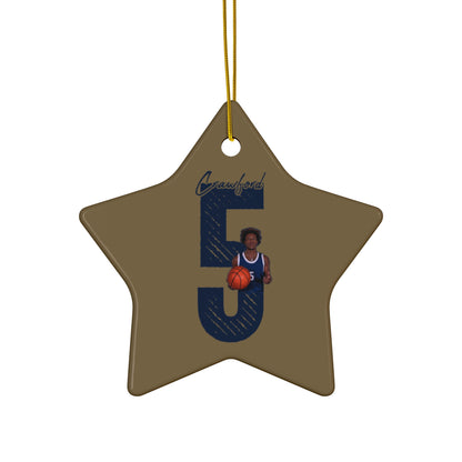 Jayden Crawford Ceramic Ornament