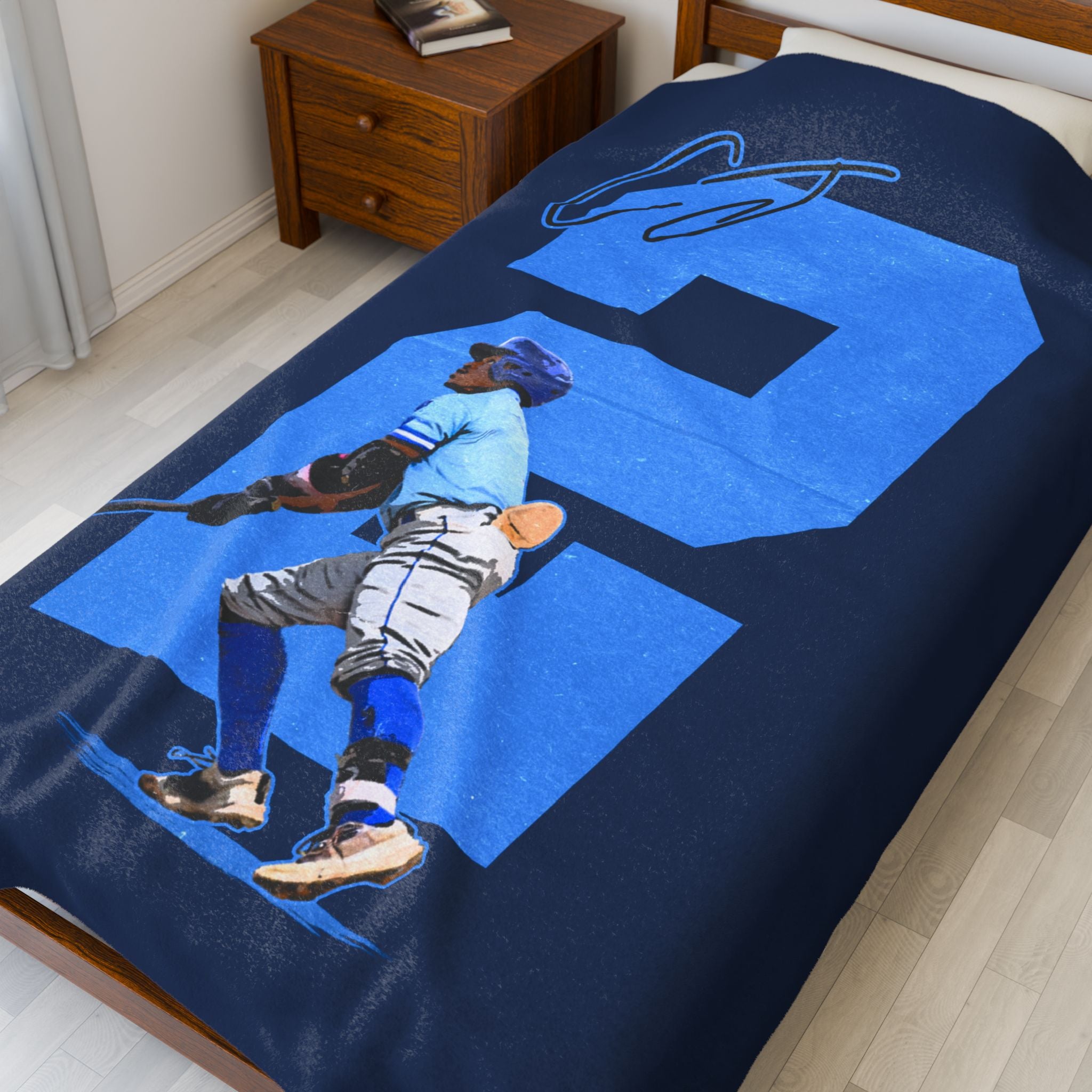 Christopher Snowden Velveteen Plush Blanket