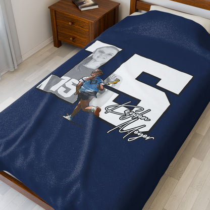 Kayden Meyer Velveteen Plush Blanket