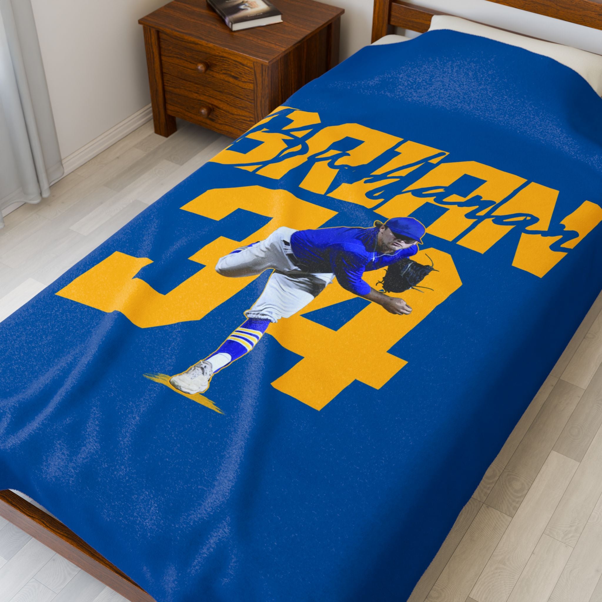 Brian Buchanan Velveteen Plush Blanket