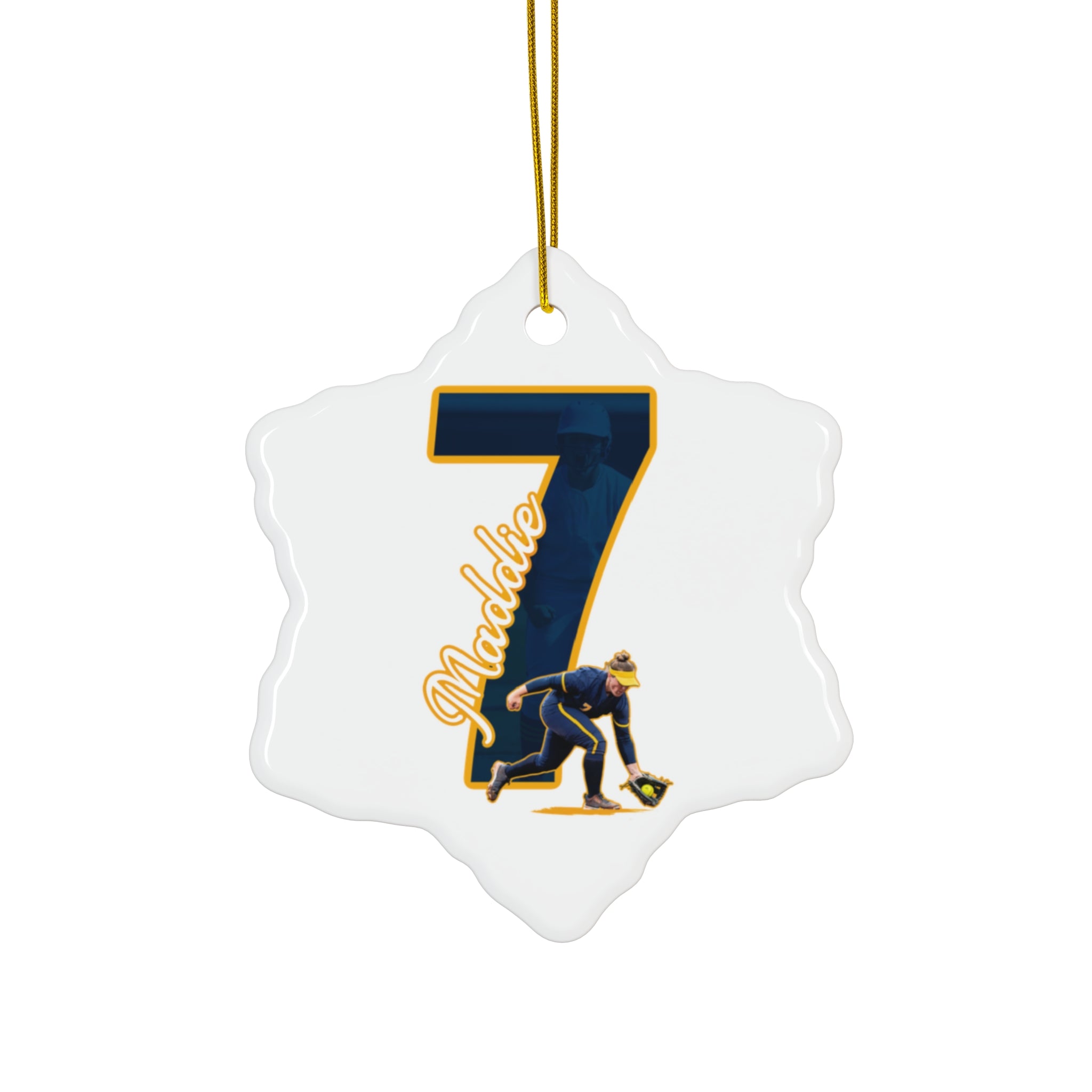 Maddie Erickson Ceramic Ornament