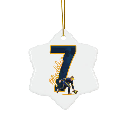 Maddie Erickson Ceramic Ornament