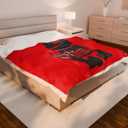 Madison Gustitus Velveteen Plush Blanket