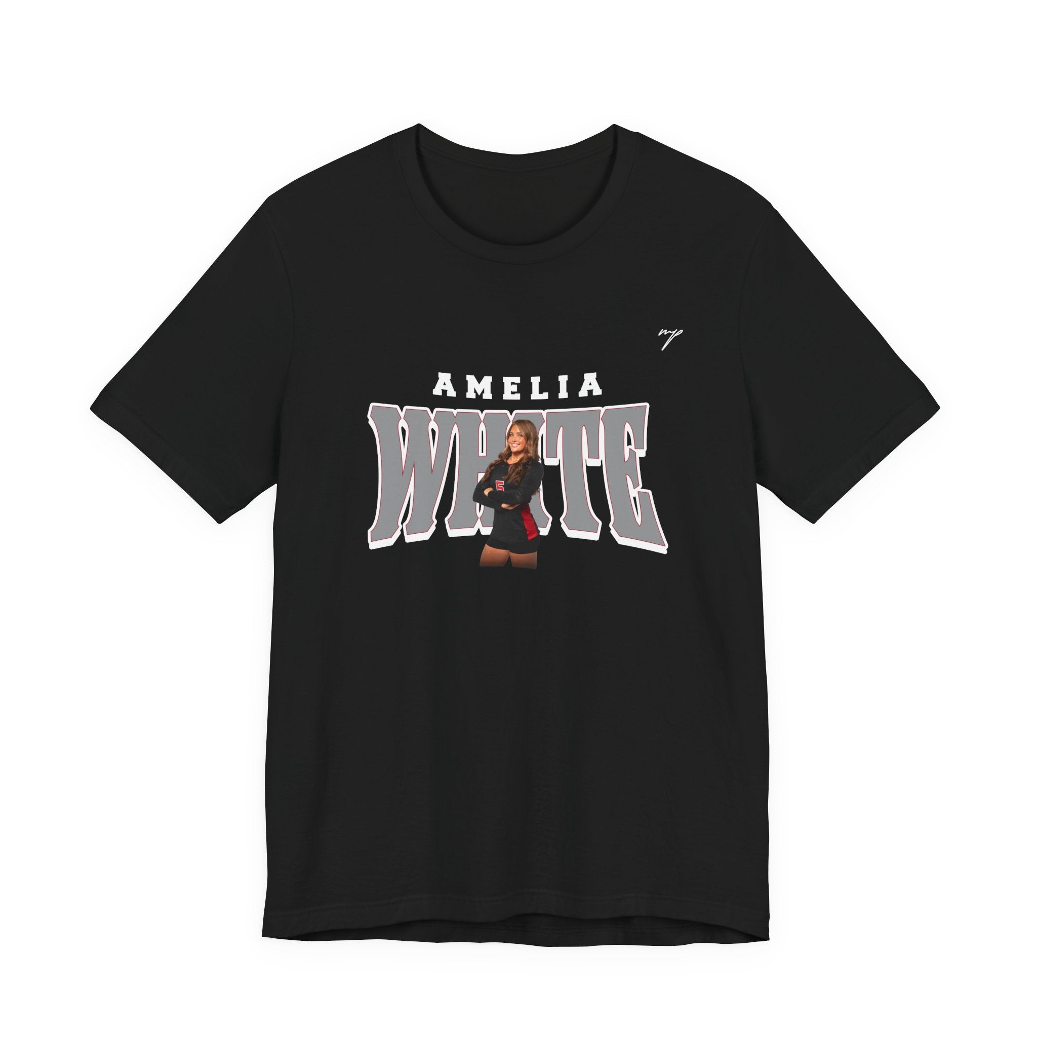 Amelia White Graphic Tee