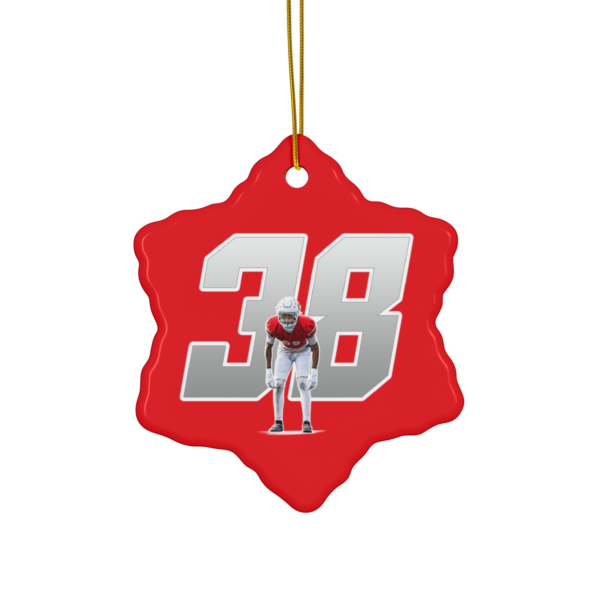 Marquise Hill Ceramic Ornament