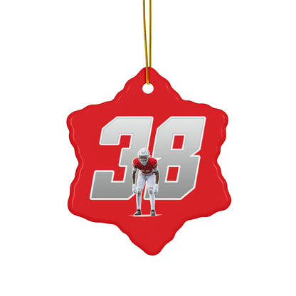 Marquise Hill Ceramic Ornament
