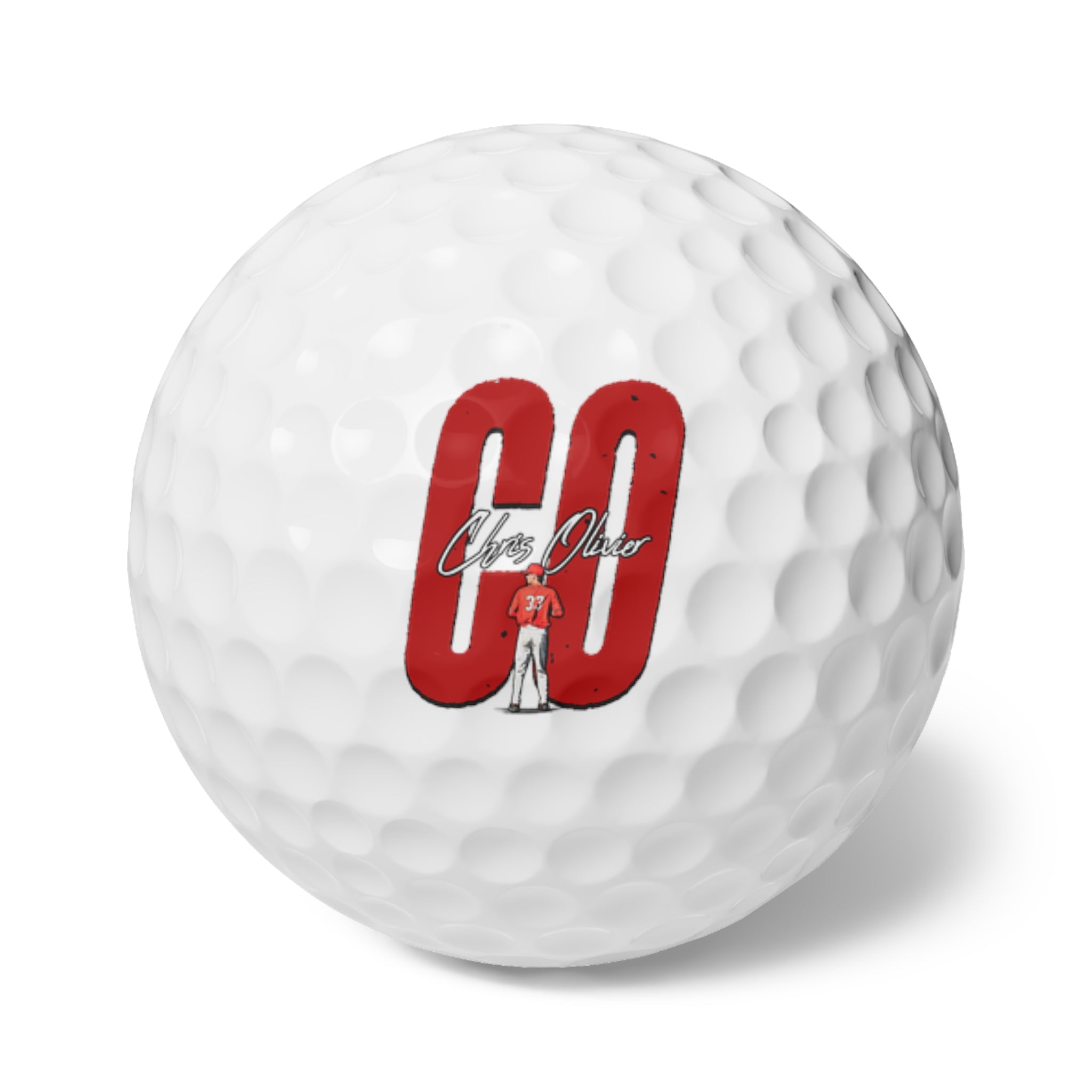 Chris Olivier Golf Balls, 6pc