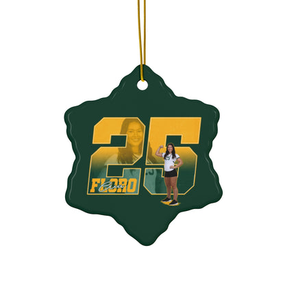 Ava Floro Ceramic Ornament