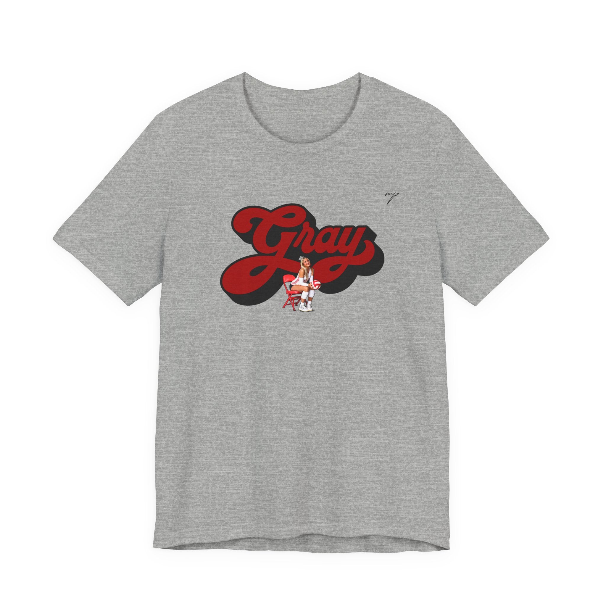 Victoria Gray Graphic Tee