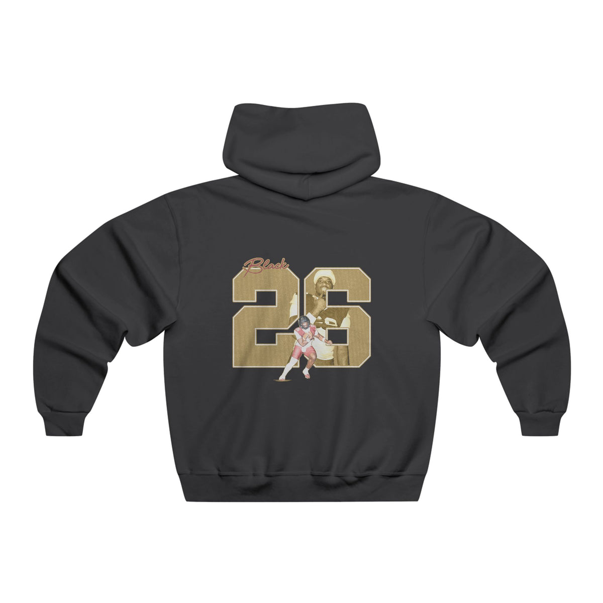 Deuce Black Vintage Hoodie (Front + Back)