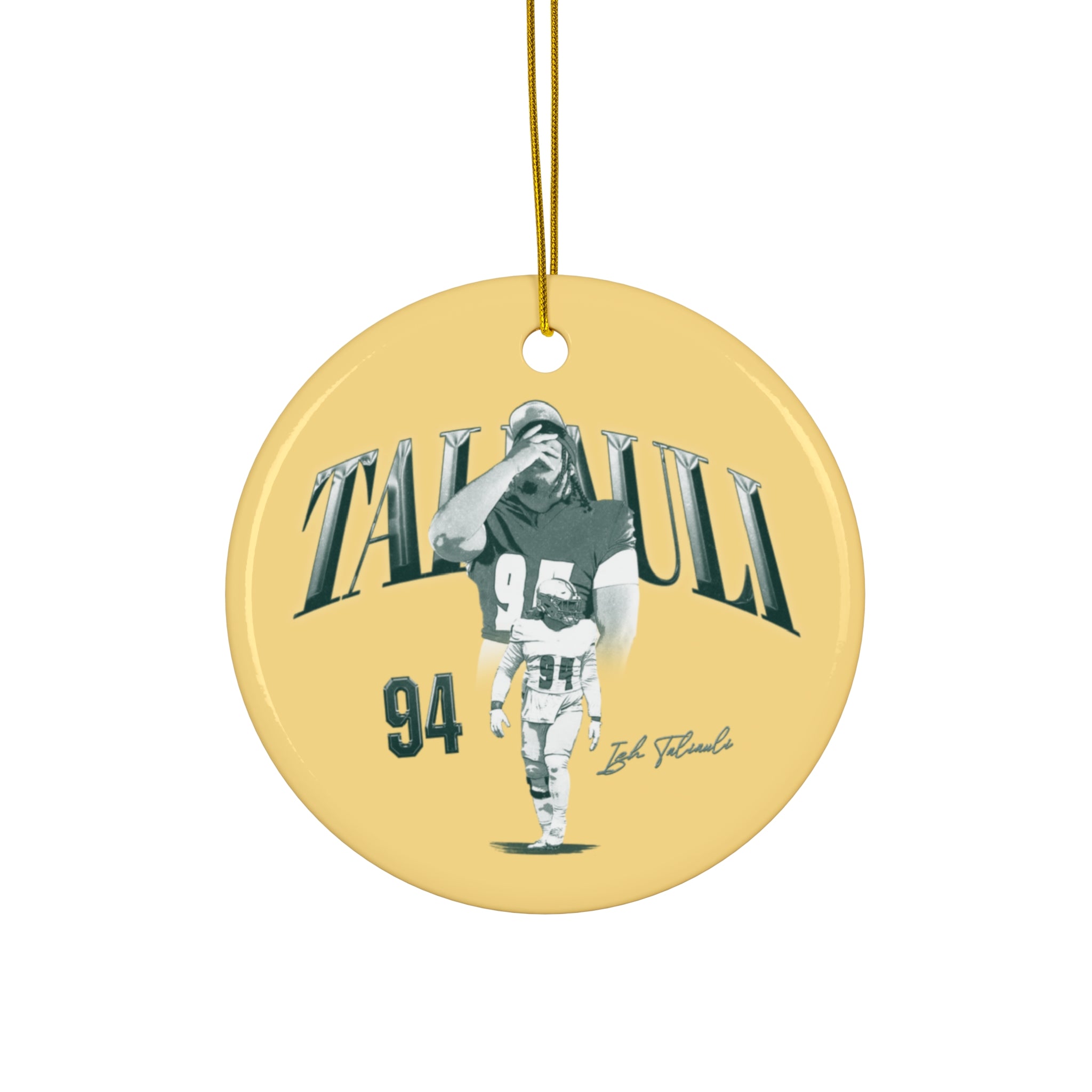 Ish Taliauli Ceramic Ornament