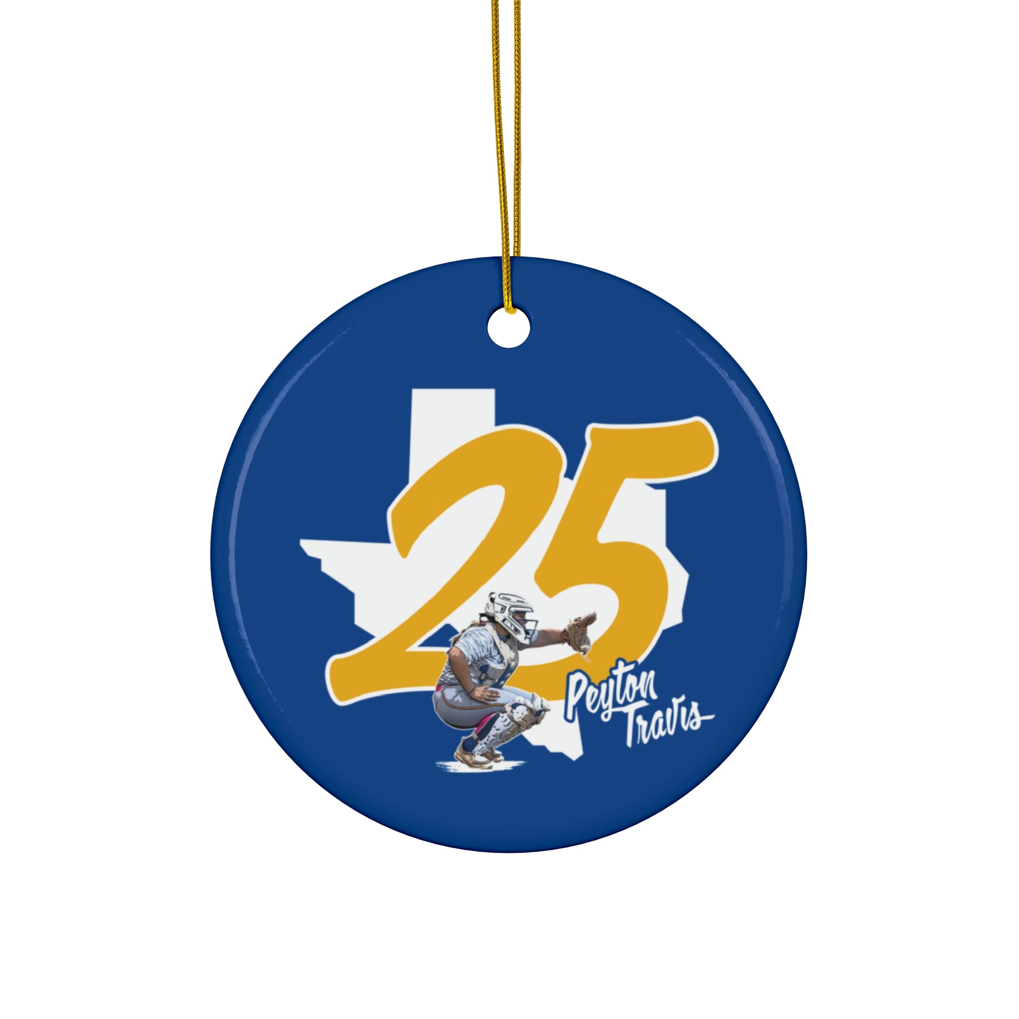 Peyton Travis Ceramic Ornament