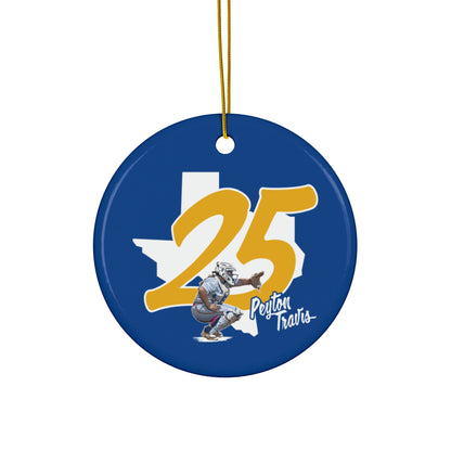 Peyton Travis Ceramic Ornament