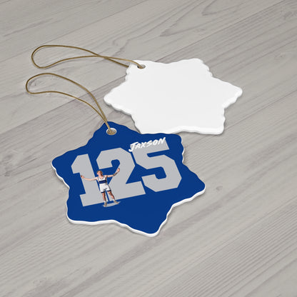 Jaxson Irvine Ceramic Ornament
