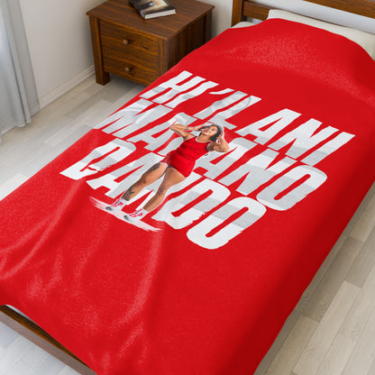 Hi'ilani Malano-Dando Velveteen Plush Blanket