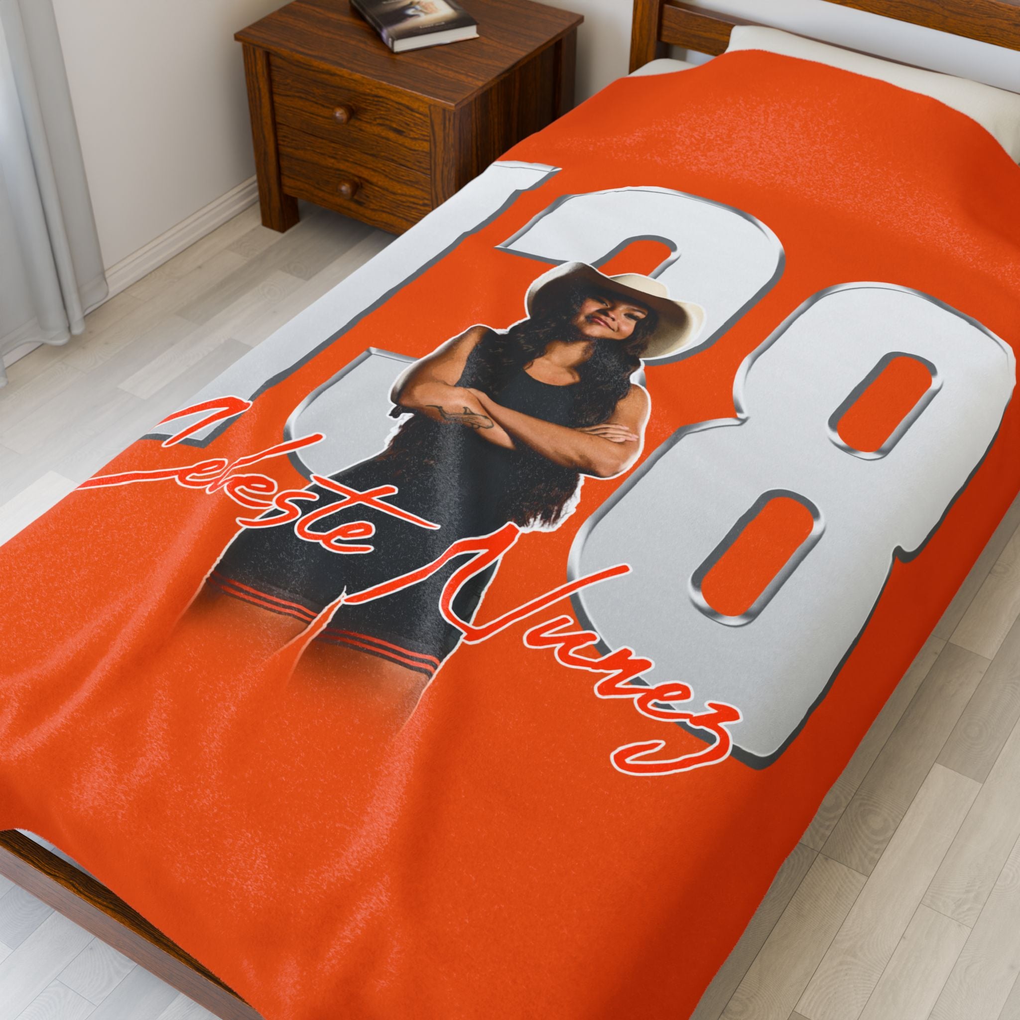 Celeste Nunez Velveteen Plush Blanket