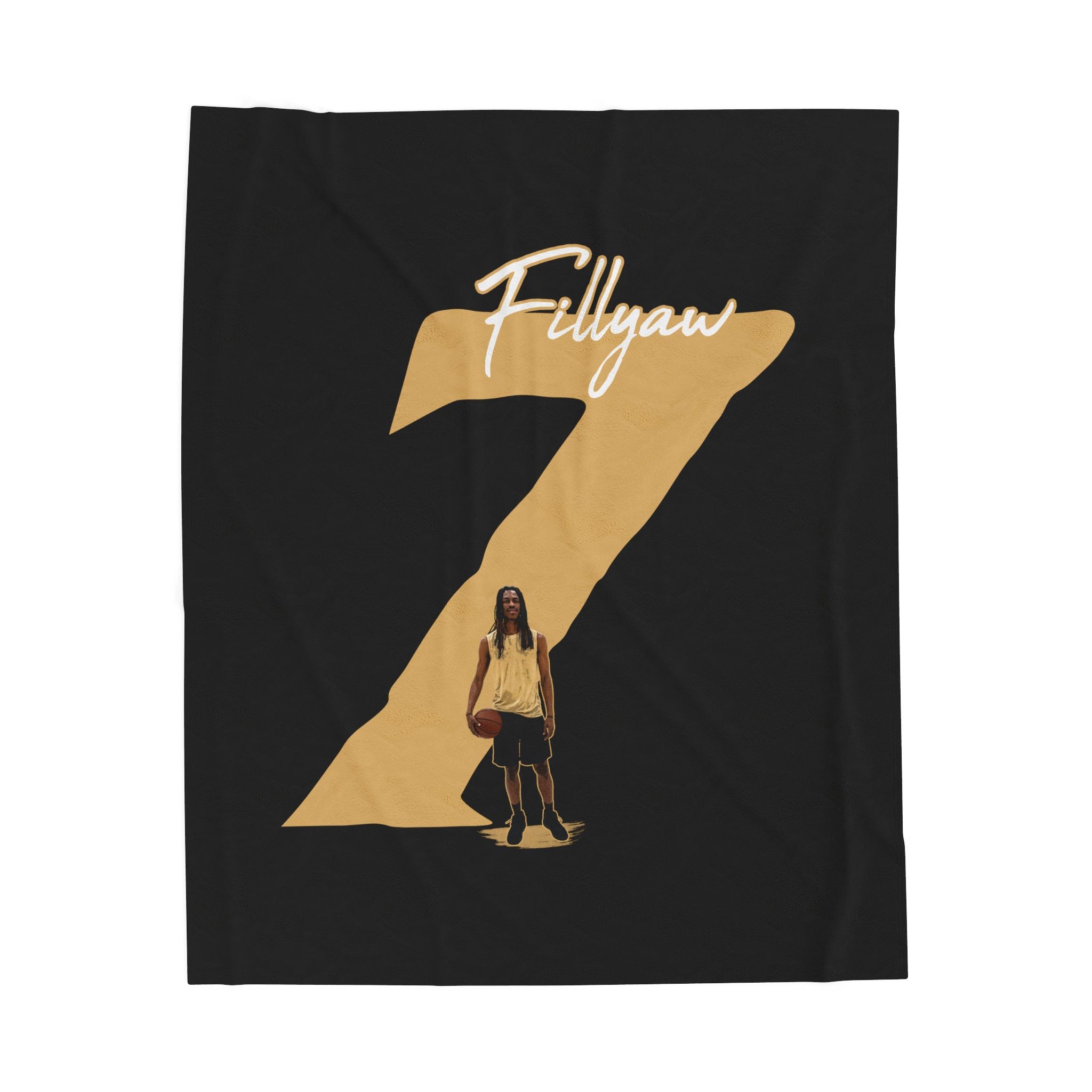 Kendrick Fillyaw Velveteen Plush Blanket