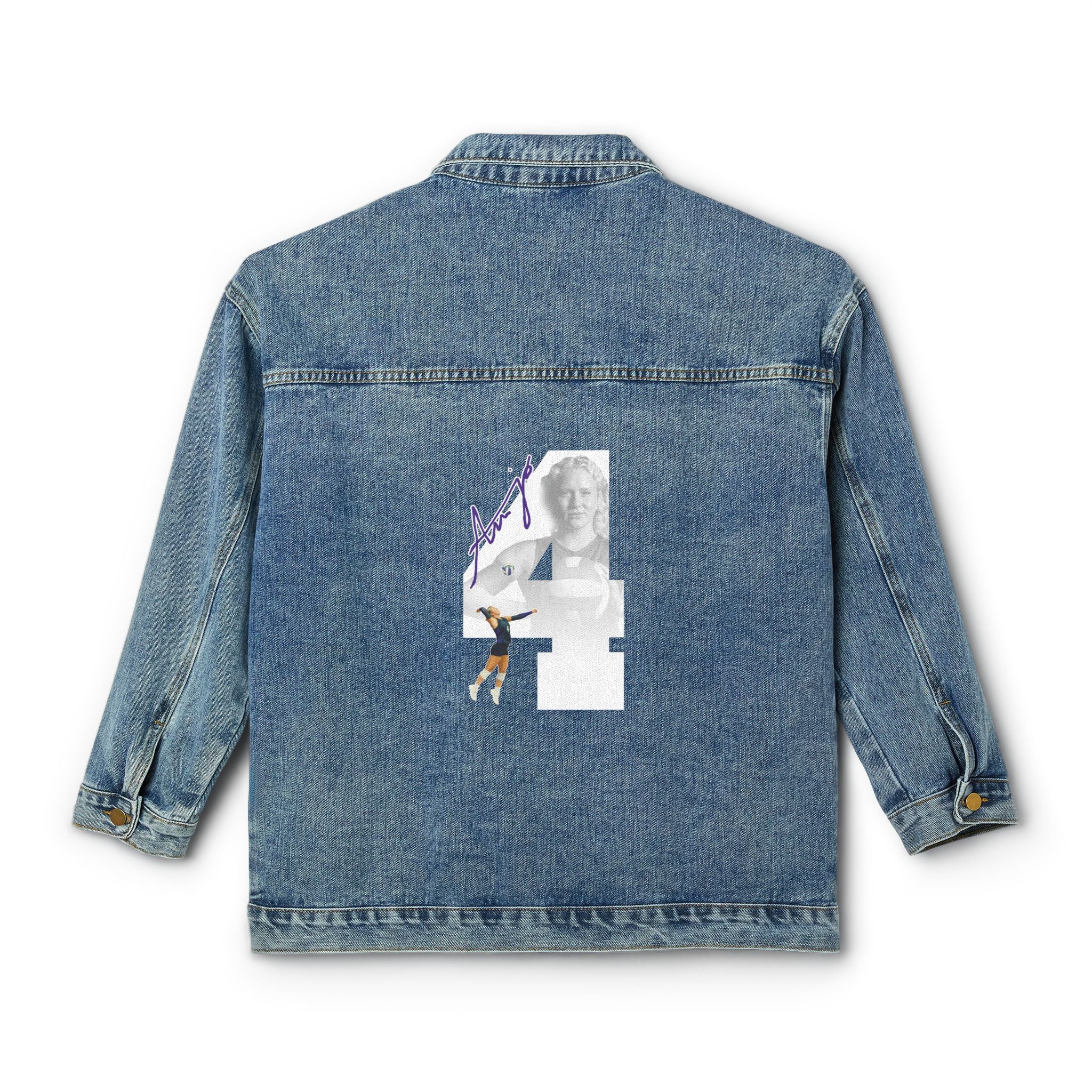 Ava Jo Berry Denim Jacket