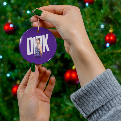 Dirk Crater Ceramic Ornament