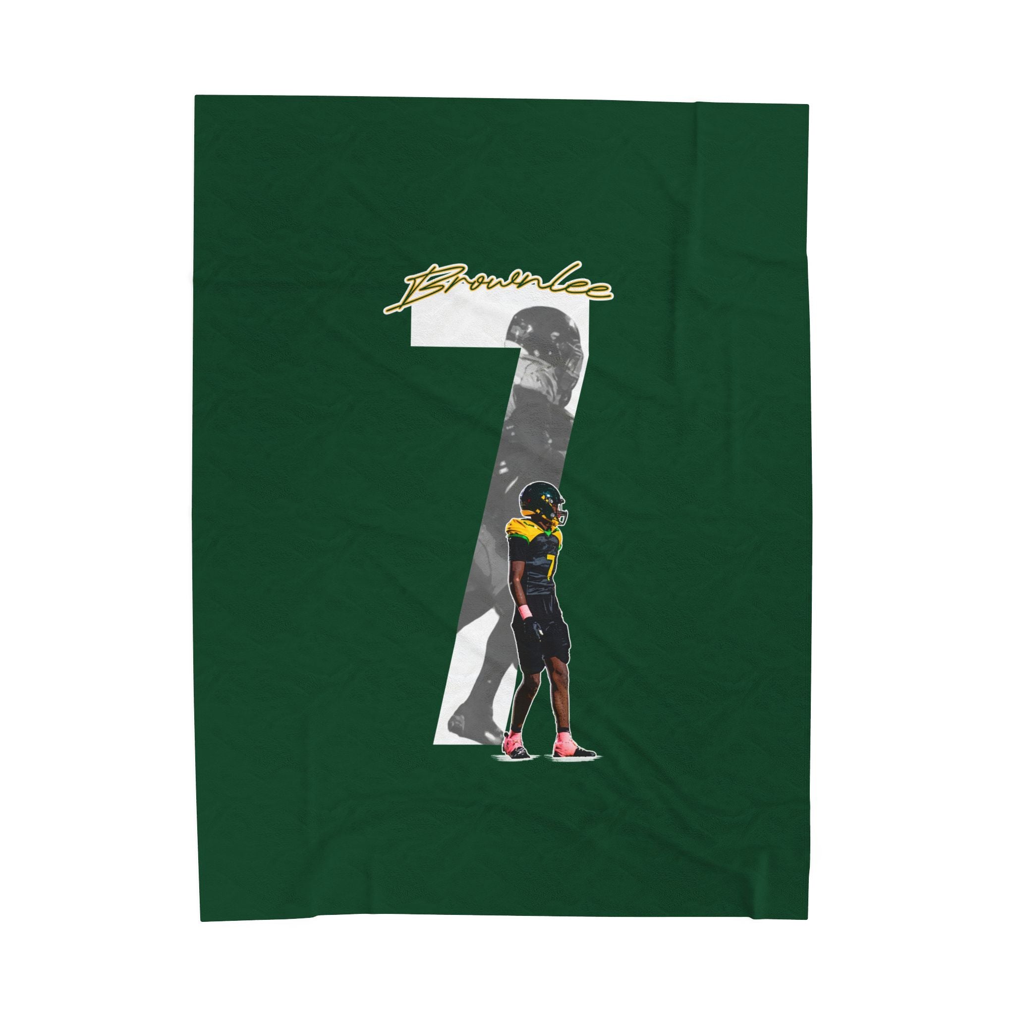 Izael Brownlee Velveteen Plush Blanket