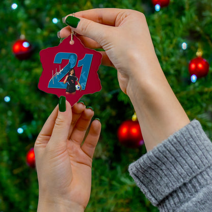 Hailee Takao Ceramic Ornament