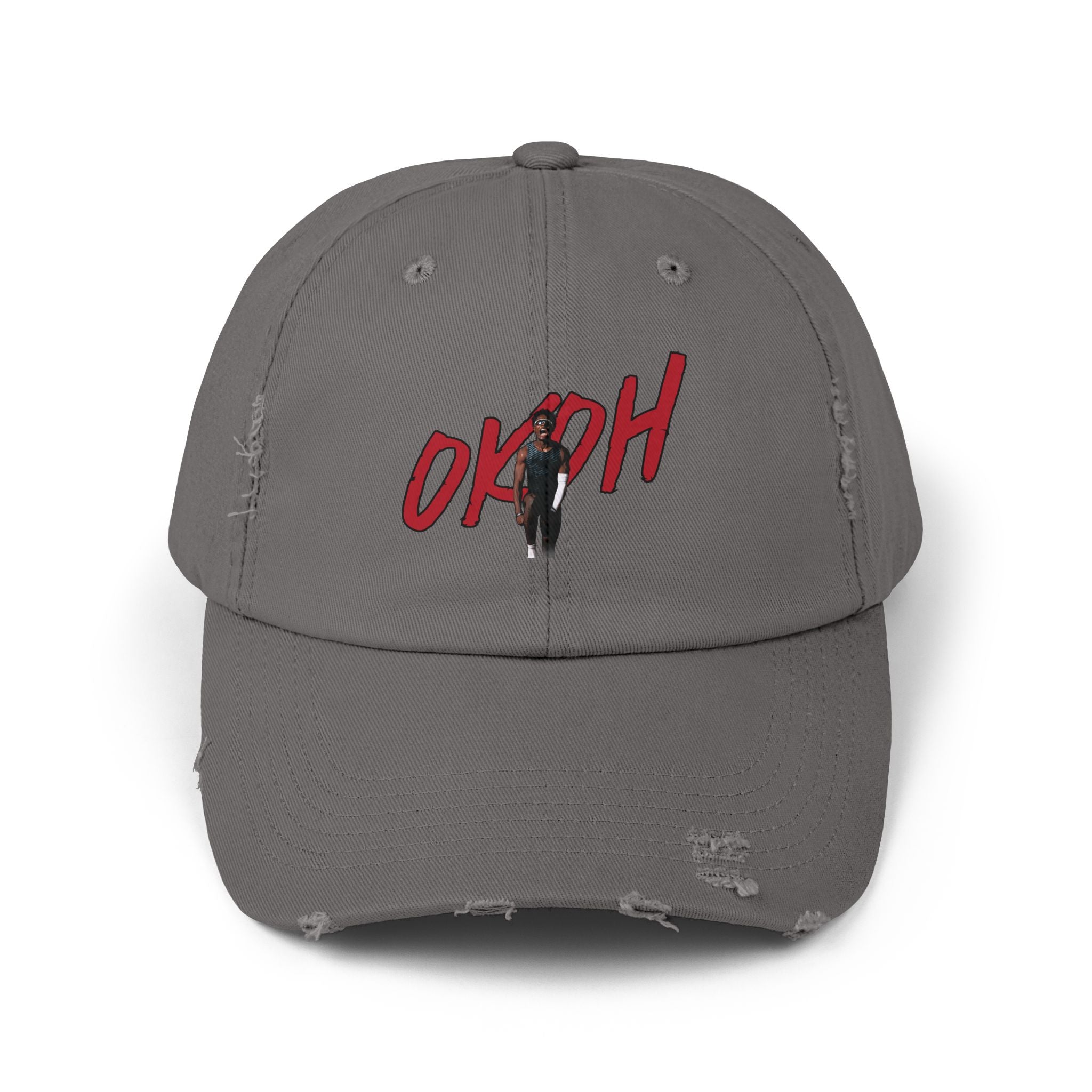 Enoch Okoh Distressed Dad Cap
