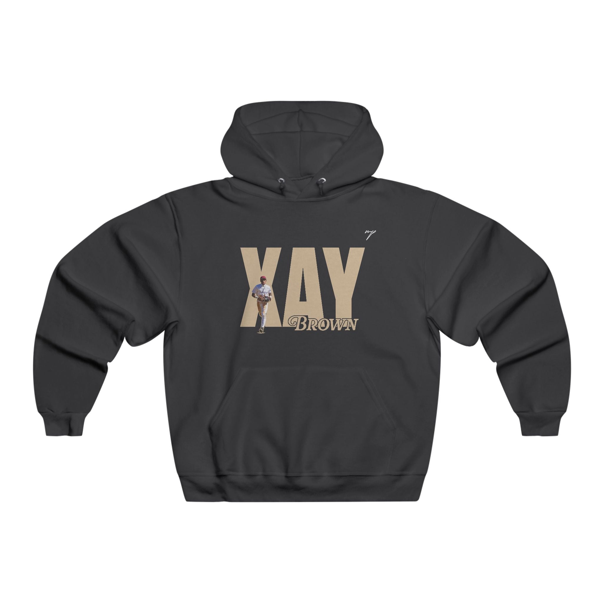 Xay Brown Vintage Hoodie