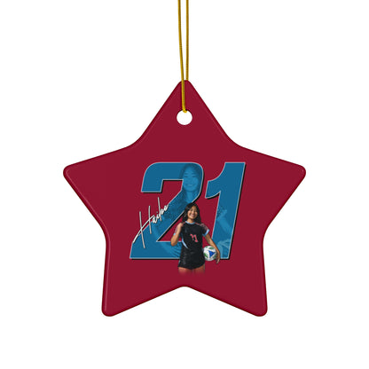 Hailee Takao Ceramic Ornament
