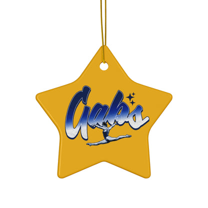 Gabby Riley Ceramic Ornament