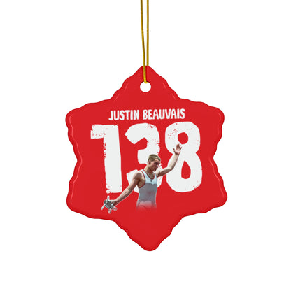 Justin Beauvais Ceramic Ornament