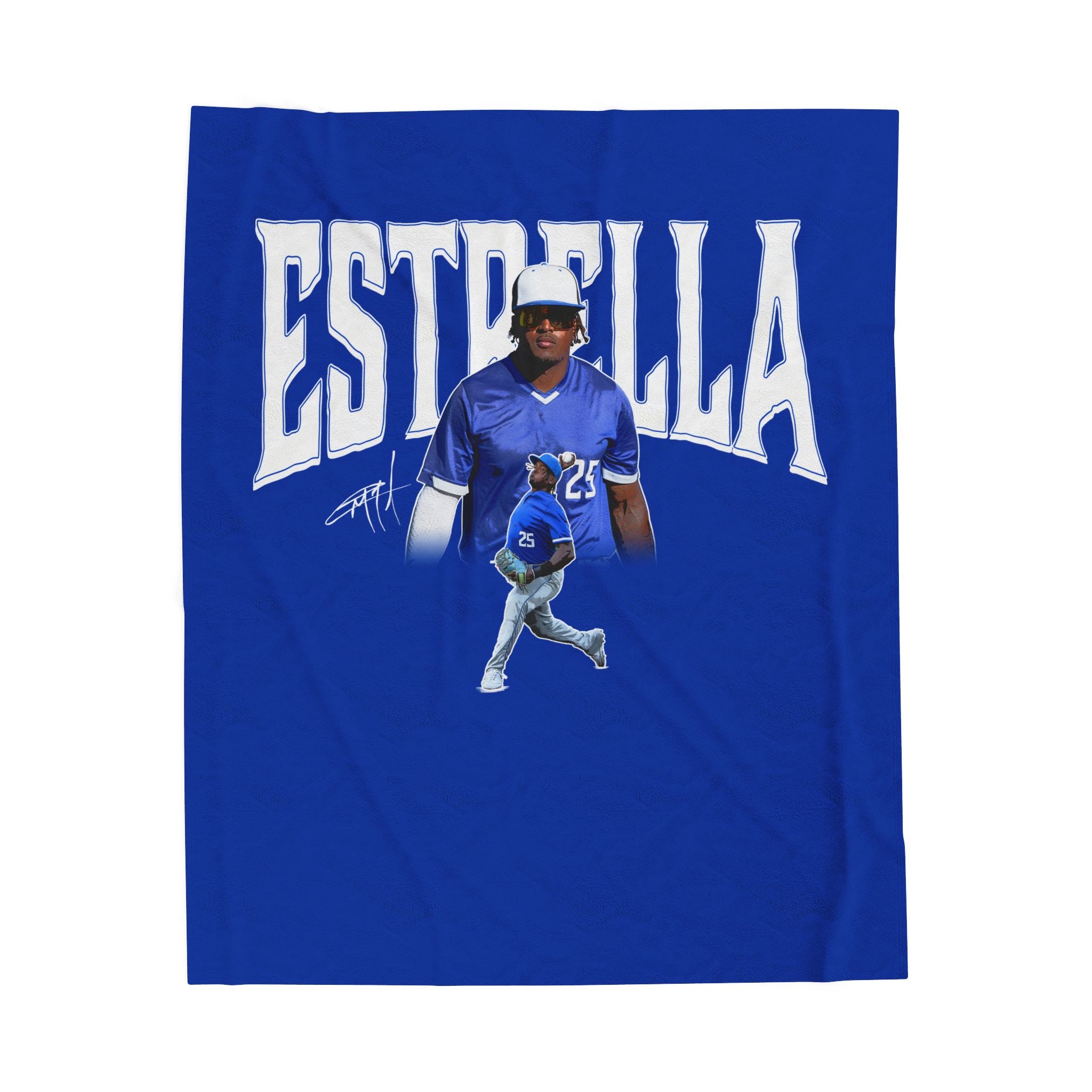 Emil Estrella Velveteen Plush Blanket