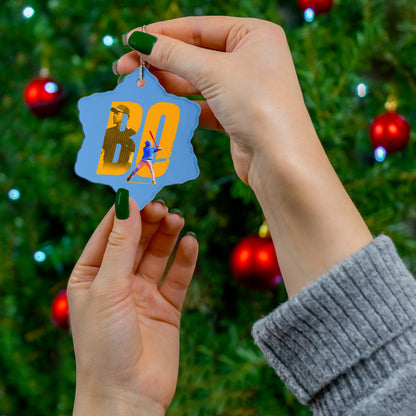 Boaz Rice Ceramic Ornament