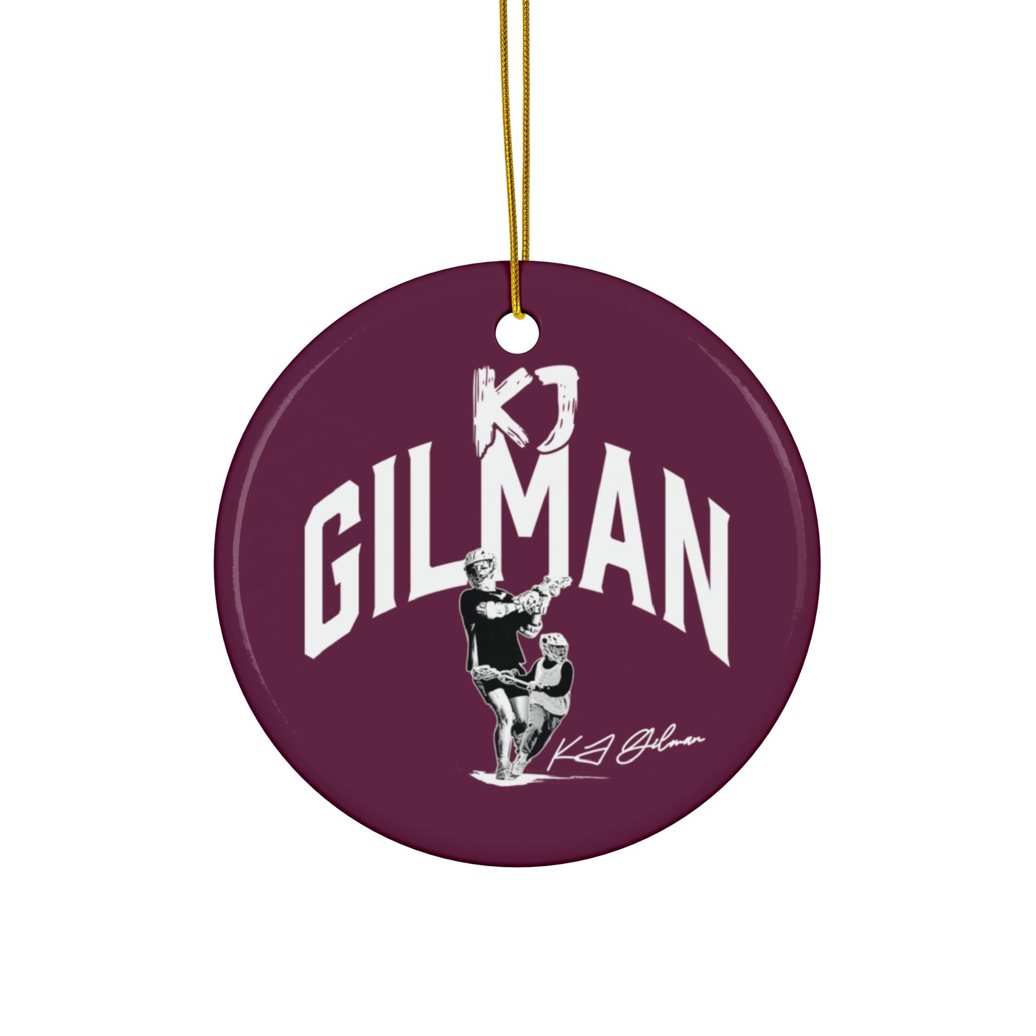 KJ Gilman Ceramic Ornament