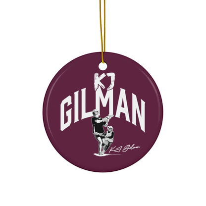 KJ Gilman Ceramic Ornament