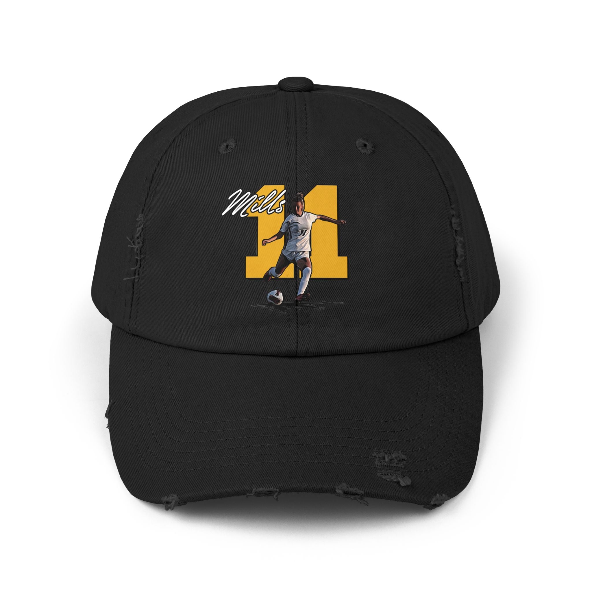 Ashlyn Mills Distressed Dad Cap