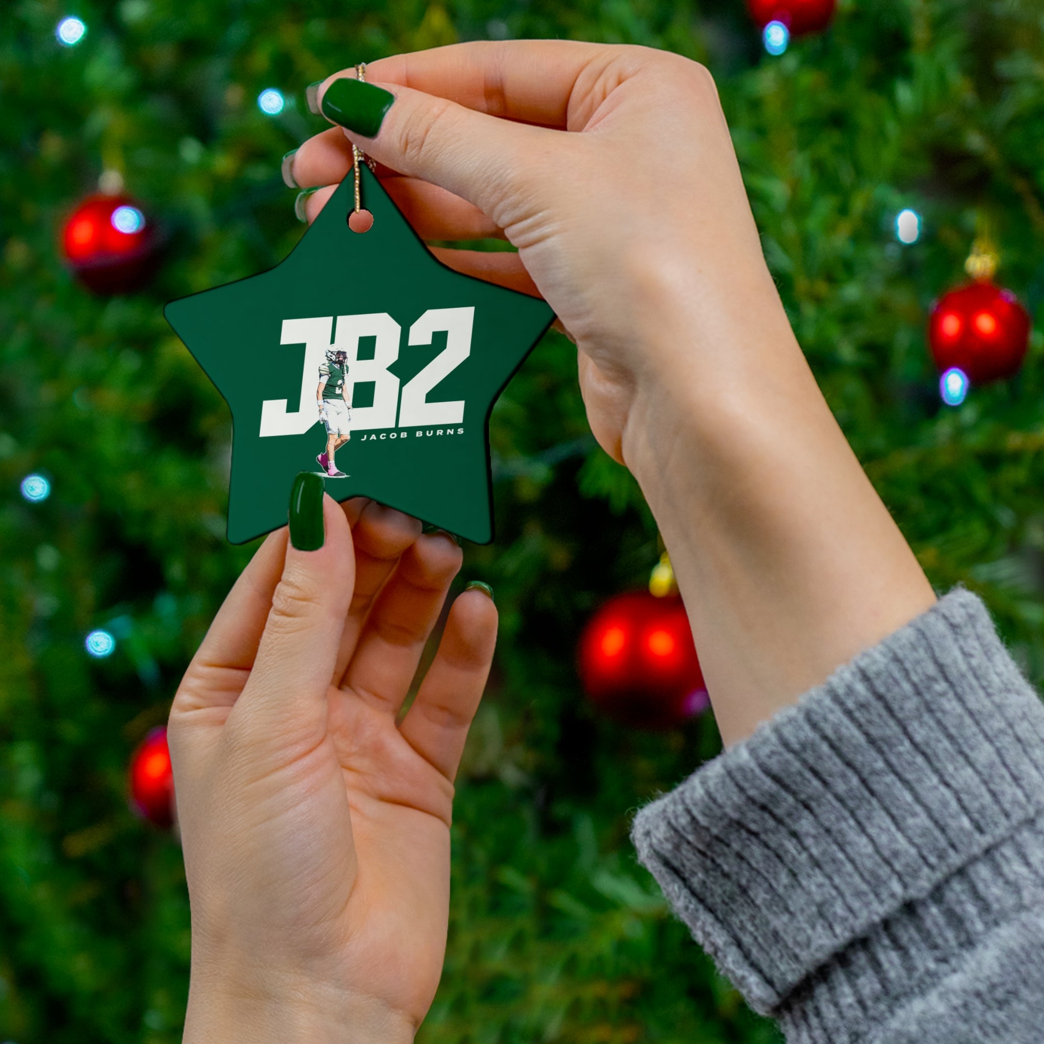 Jacob Burns Ceramic Ornament