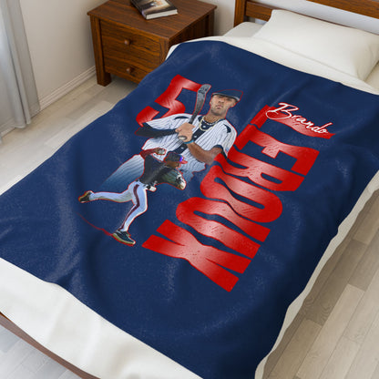 Brando Leroux Velveteen Plush Blanket