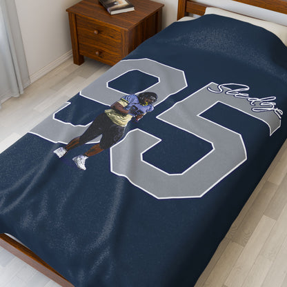 Cam Sledge Velveteen Plush Blanket